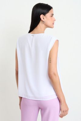 Imagen 2 del producto Blusa Lisa Sin Mangas Crudo Ash 14007225013105