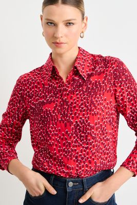 Blusas Manga Larga Rojo Ash 14107225053103