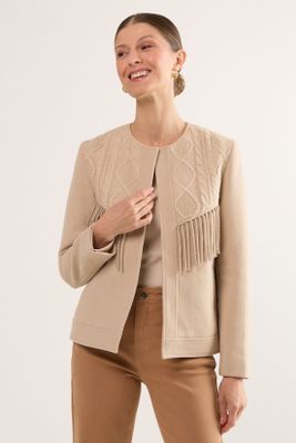 Chaqueta Beige Ma Griffe 17502225002106