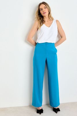 Pantalon Recto Liso Azul Ash 11007225011134