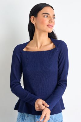 Polera Manga Larga Azul iO 14220225051104