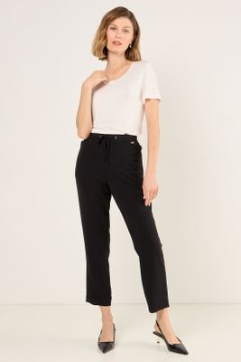 Pantalon Liso Negro Ma Griffe 11004225033102