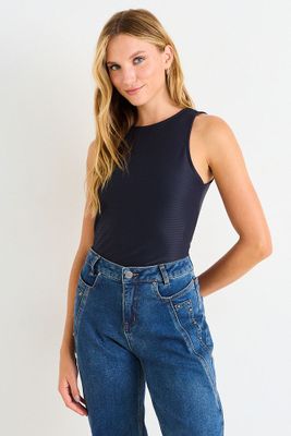 Imagen 2 del producto Polera Sin Mangas Lisa Negro Ash 14204225102102