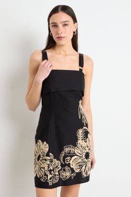 Vestido Liso Negro iO 13020225004102