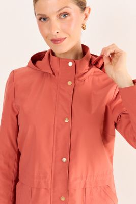 Imagen 2 del producto Trench Sport Con Gorro Terracota Ma Griffe 17402126003214