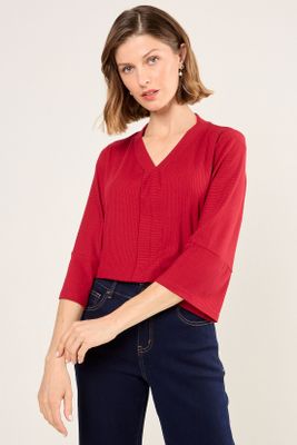 Polera Lisa Rojo Ma Griffe 14204225030103