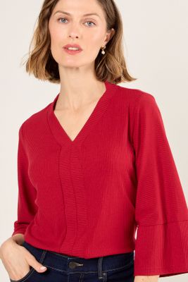 Imagen 2 del producto Polera Lisa Rojo Ma Griffe 14204225030103