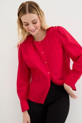 Imagen 2 del producto Blusa Lisa Rojo 14007125057103