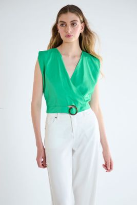 Blusa Lisa verde musgo iO 14020125003107