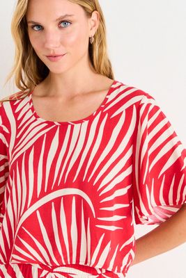 Imagen 2 del producto Polera Manga Corta Fantasia Rojo Ash 14304225092103