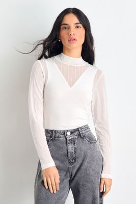 Polera Manga Larga Crudo iO 14220225050105