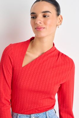 Polera Manga Larga Rojo iO 14220225057103