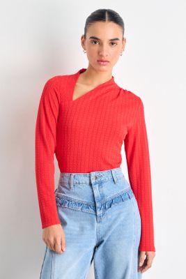 Imagen 2 del producto Polera Manga Larga Rojo iO 14220225057103