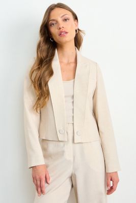 Imagen 2 del producto Blazer Liso Beige iO 16020126057106