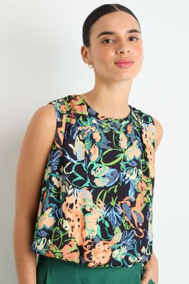 Blusas Sin Manga Negro iO 14120225002102