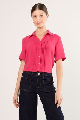 Blusas Fucsia Ma Griffe 14004225200116