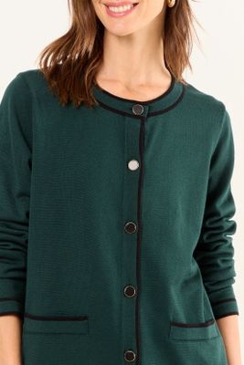 Imagen 2 del producto Tejido Chanel Bicolor Verde Oliva Ma Griffe 18002126002107