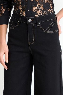 Imagen 2 del producto Wide Crop Jeans Negro Ash 11307225013102