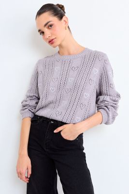 Imagen 2 del producto Sweater Liso Gris iO 18120126004113