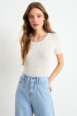 Polera Manga Corta Crudo iO 18120225014105