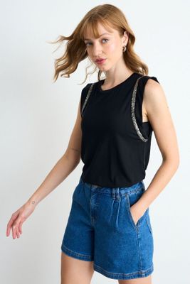 Imagen 1 del producto Polera Lisa Negro iO 14220225011102