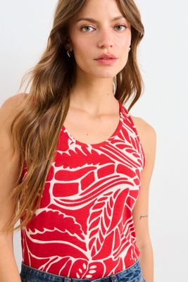 Imagen 2 del producto Polera Sin Mangas Fantasia Rojo iO 14304225091103