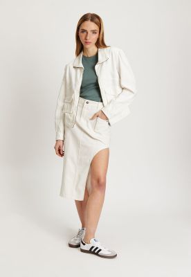 Falda Mezclilla Blanco iO 12820224001105