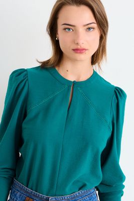 Imagen 2 del producto Blusa Lisa Verde Oliva iO 14020126057107