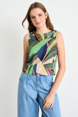 Blusa Fantasia Verde iO 14120225058217