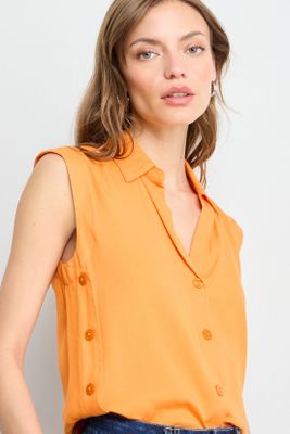 Imagen 1 del producto Blusas Sin Manga Naranjo iO 14020225066114