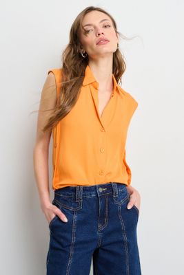 Imagen 2 del producto Blusas Sin Manga Naranjo iO 14020225066114