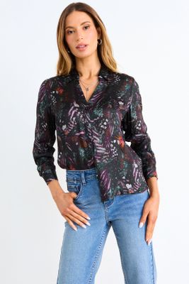 Imagen 1 del producto Blusa Fantasia Manga Larga Negro Ash 14107126007104