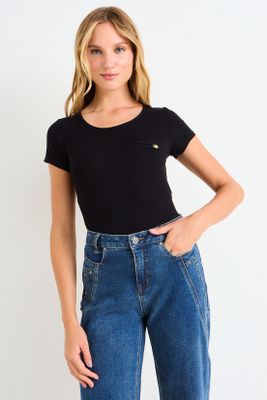 Imagen 2 del producto Polera Lisa Negro Ash 14204225093102