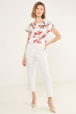 Pantalon Formal Recto Blanco Ma Griffe 11002225049101