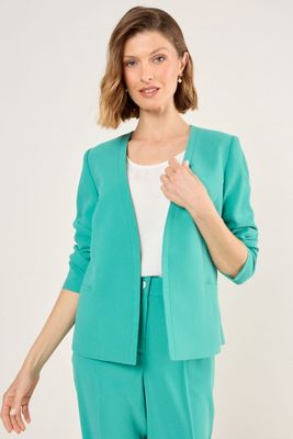 Blazer Sin Solapa Verde Ma Griffe 16002225059217