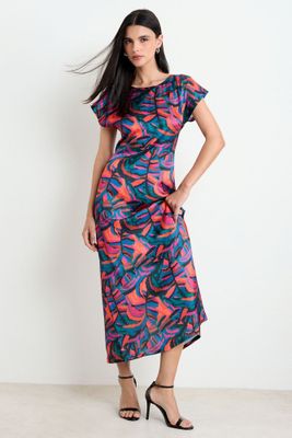 Imagen 1 del producto Vestido Largo Print Rojo Ash 13507225003103