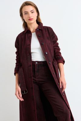 Imagen 2 del producto Trench Liso Burdeos iO 17420126002112