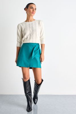 Falda Corta Verde Oliva iO 12020225004107