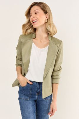 Chaqueta Abierta Avellana Ma Griffe 17502126050126