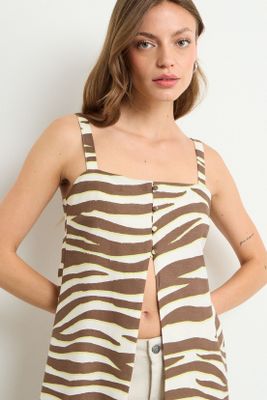 Imagen 2 del producto Blusa Fantasia Café iO 14120225060109