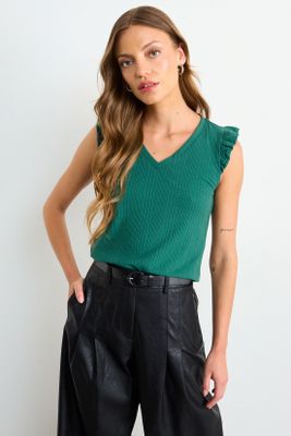 Imagen 2 del producto Polera Lisa Verde Oliva iO 14220126055107