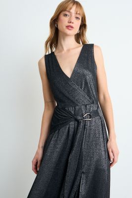 Imagen 2 del producto Vestido Fantasia Largo Negro iO 13520225008102