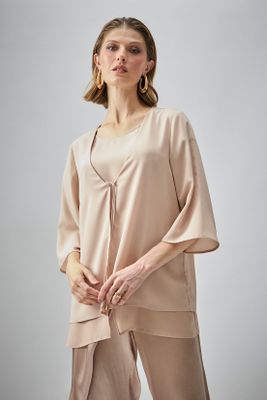 Imagen 1 del producto Tapado Coctail Beige Ma Griffe 15402224100106