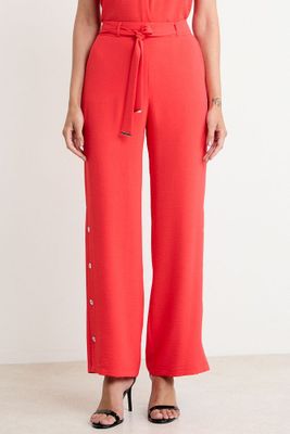 Imagen 2 del producto Pantalon Liso Recto Rojo Ash 11007225015103