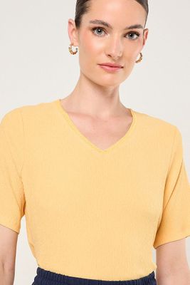 Imagen 2 del producto Polera Escote Ev V Naranjo Ma Griffe 14202126003131