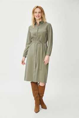 Vestido Liso Verde Ma Griffe 13002224051126