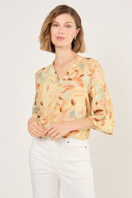 Blusa Amarillo Ma Griffe 14102225058108