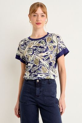 Polera Manga Corta Negro Ma Griffe 14602225054102