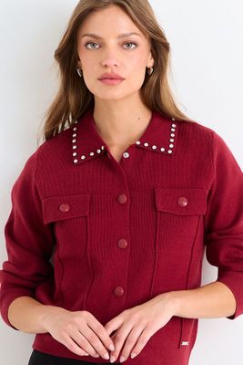 Imagen 2 del producto Trucker Cardigan Burdeos Ash 18007126005112