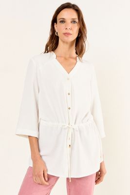 Blusa Lazo Crudo Ma Griffe 14002126058105